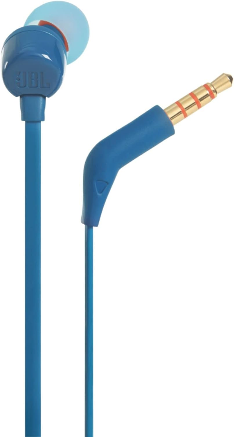 JBL TUNE 110 Wired Earbuds - BLUE JBL TUNE 110 Wired Earbuds - BLUE